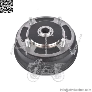 Front Brake Drum for Kawasaki Mule 3000 3010 3020 4000 4010 Gas Diesel 2001-2008