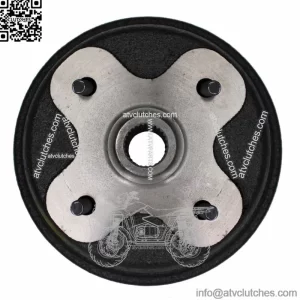 Yamaha Rear Right Wheel Axle Brake Drum Big Bear 350 Kodiak 400  4GB-2531E-00-00