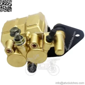 ATV Off-Road Motorcycle Universal Brake Caliper 45mm Hole Pitch 110cc to 125cc 2 Pot Caliper Gold Gold