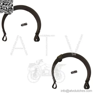 1036 Two 4-3/16" Band Brakes w Brackets For Go Karts Mini Bikes Manco Trikes