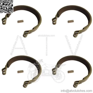 (4) Go Kart Vintage Mini Bike Drift Trike 4" Drum Brake Band for Universal Manco