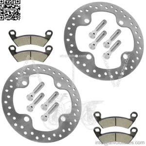 2 Front or Rear Brake Disc w/ Pad for Polaris RZR XP 1000/ RZR XP 4 1000 2014-21 (For: Polaris)