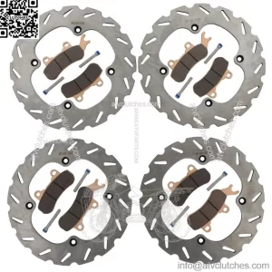 Brake Rotors and Brake Pads fit Can-Am Maverick X3 2017 - 2023 Front and Rear