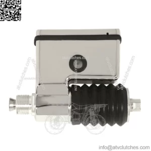 Chrome Replacement Master Cylinder Rear Brake OE 42474-90A Harley Dyna 91-05 (For: Harley-Davidson)