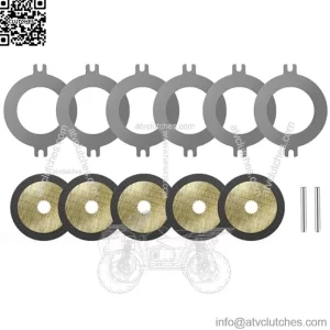 Replacement for John Deere AM148465 Wet Brake Disk Kit fits John Deere Gator Utility XUV 625 825 835 855 865 Vehicles, AM148465, AM140803 Park Brake Discs Replacement Kit