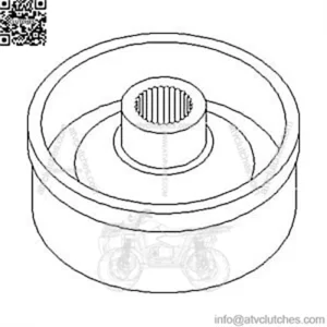 67800-22380 BRAKE DRUM Fits Kubota B20 B2150 B8200 B9200