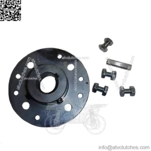Go Kart Brake Drum Mini Hub Sprocket Mount 1" Bore for 1" Axle With Hardware