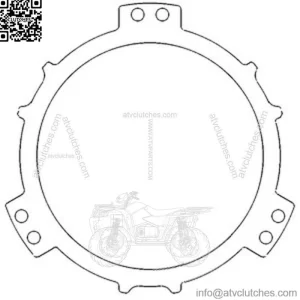 R50152 Fits John Deere Tractor Brake Piston & Clutch Drum Plate 4030 4040 4050