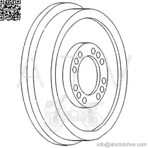 A-827707M1-AI Brake drum