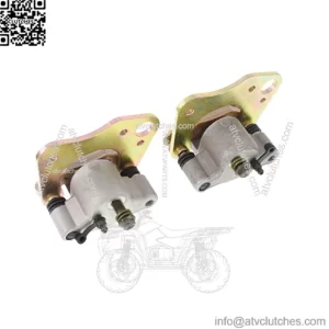 Front Brake Calipers For Polaris Ranger 500 700 EFI LE XP TM 05-07 With Pads ATV