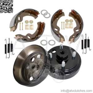 Golf Cart Rear Brake hub Drums Brake Shoe Spring Kit For EZGO TXT Electric 96+