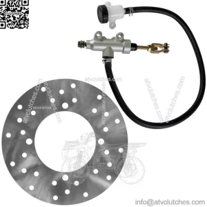 Rear Brake Disc and Master Cylinder Assy. for Polaris 1912301 5248250 (For: Polaris Sportsman 570)