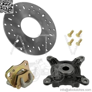 Front L Brake Cariper & Disc w/ Hub For Poraris ranger 400 2012 (For: Polaris Sportsman 570)