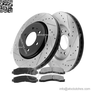 Front Brake Rotors Brake Pads for 10-20 Ford F150 Expedition Lincoln Navigator (For: Ford F-150)