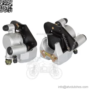 Front L/R Brake Calipers W/Pads For Kawasaki Prairie 360 KVF360 2003-2013 NEW