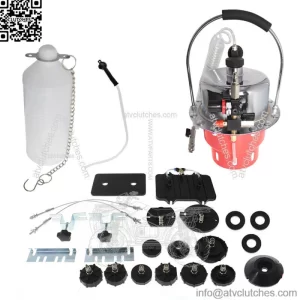 Portable Pneumatic Air Pressure Brake Kit & Clutch Bleeder Valve System Kit