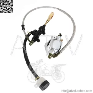 For Go Kart Golf Cart ATV Rear Hydraulic Brake Assembly Caliper Master Cylinder