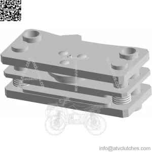 Polaris RZR Caliper Assembly, Genuine OEM Part 1913062, Qty 1