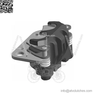 Polaris Ranger Brake Caliper Assembly, Left, 1.375 in, Genuine OEM Part 1912123, Qty 1