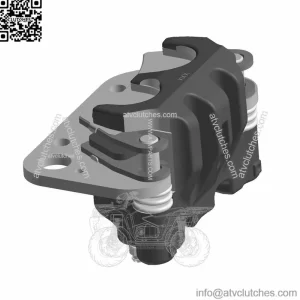 Polaris Brake Caliper Assembly, Genuine OEM Part 1912124, Qty 1