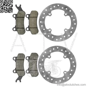 Front or Rear Brake Disc with Pads for Can-Am Defender Max HD10 2018 - 2023