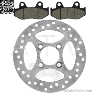 Rear Brake Disc Rotor W/ Pad For Yamaha YFZ450 2006 2007-2013 (Not For YFZ450R )