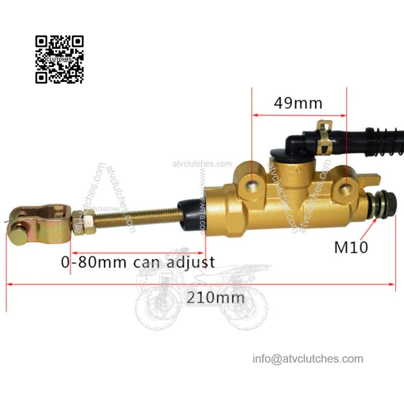 New Rear Brake Master Cylinder For Suzuki Quadsport Z400 LTZ400 LTZ400Z 2003-08 - Image 2