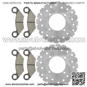 Polaris Scrambler 500 2X4/4X4 2001-2009 Front Brake Disc Rotors w/Pads