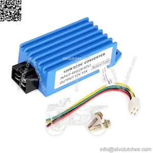 Golf Cart DC Converter Regulator 36V 48V Step Down to 12V 10A 120W Voltage Reducer for EZGO Yamaha Club Car