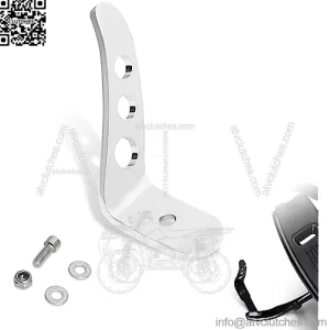 For Jiffy Stand Extension,Kickstand Extension for Harley Touring models 1991-2023, for CVO Electra Glide Road Glide Road King Street Glide Revival FLH Ultra Limited Ultra Classic,Chrome