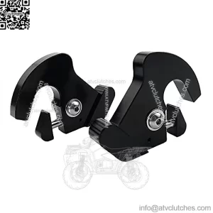 Detachable Rotary Mounting Sissy Bar Luggage Rack Latch Clips Kit Fits for Harley Davidson Sportster Touring Street Glide Road King Electra Glide 1986-2021 chrome#9 Latch Clips 7013128