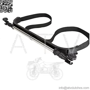 Universal Golf Cart Golf Bag Attachment Golf Bag Holder Bracket Rack for EZGOTXT RXV Club Car DS Precedent Tempo Onward/Yamaha G2-G29 Rear Seat Black,Adjustable,No-Drilling,with Sturdy Clamp