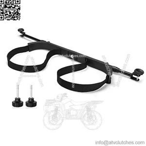 Universal Golf Bag Attachment Golf Bag Holder Bracket/Bar Rack for Golf Cart Rear Seat, Fit for EZGO TXT RXV/Club Car DS Precedent Tempo Onward/Yamaha G2-G29 - Black