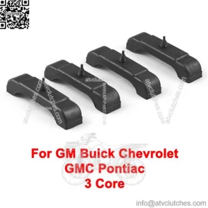 4012-326-681S Black Rubber Three Core Radiator Mounting Pad for GM Buick Chevrolet GMC
