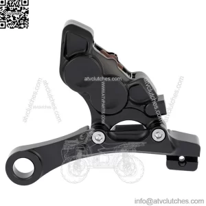 Arlen Ness Rear 4 Piston Caliper & Bracket Kit For Harley