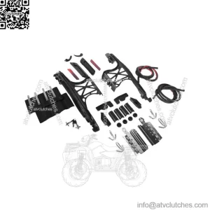 HogWorkz One Touch Saddlebag Complete Hardware Kit For Harley Touring