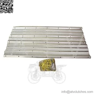 Cylinder Rasp Bars Kit - Chrome Fits John Deere 9610 9660 9600 9650 AH205125