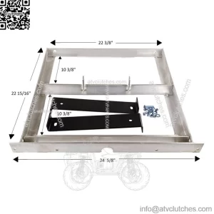 EZGO GOLF CART ALUMINUM BATTERY TRAY & HARDWAE FOR 36/48V TXT/ MEDALIST 1994+