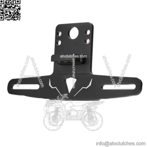12V Universal LED Lighted License Plate Holder for Polaris Sportman Golf Cart (For: More than one vehicle)