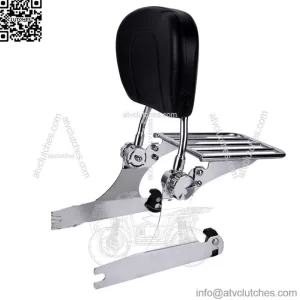 Passenger Backrest Sissy Bar & Luggage Rack For Harley Dyna Low Rider FXDL 02-05