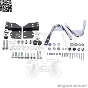 Quick Detach Sissy Bar+Tour Pack Mount Rack Docking Kit For Harley Touring 97-08
