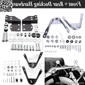 Quick Release Sissy Bar Backrest Docking Hardware Kits For Harley Touring 97-08