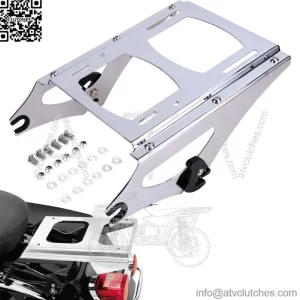 Two-Up Tour Pak Pack Mount Luggage Rack For Harley Touring Road King Glide 09-13