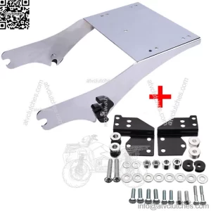 Two-Up Tour Pak Pack Trunk Mount Luggage Rack / Docking For Harley Touring 97-08