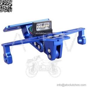 Universal Motorcycle Tail Tidy License Plate Holder Fender Eliminator &LED Light