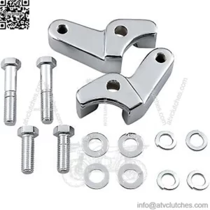 LA CHOPPERS LA-7590-06 Chrome Rear Lowering Kit for 17-22 Touring w/ Air Shocks (For: Harley-Davidson)