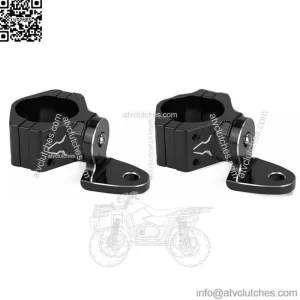 2 PCS UTV Light Flag Mount Bracket 1.75"-2" Adjustable For Polaris RZR Ranger X3