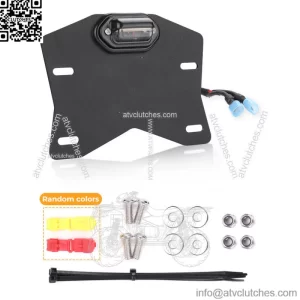 Universal LED License Plate Light Holder ATV /UTV For Polaris RZR PRO XP Honda