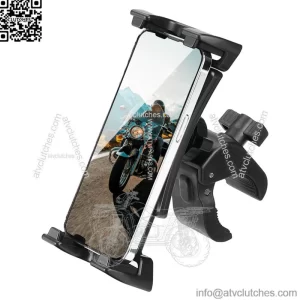 0.6"-2" UTV Cell Phone Holder Mount for Polaris RZR 900 1000 XP Pro Maverick SXS