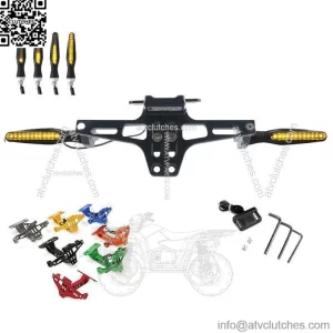 Motorcycle Holder License Plate Frame Turn Signal Lights For KT RC 250 15-19
